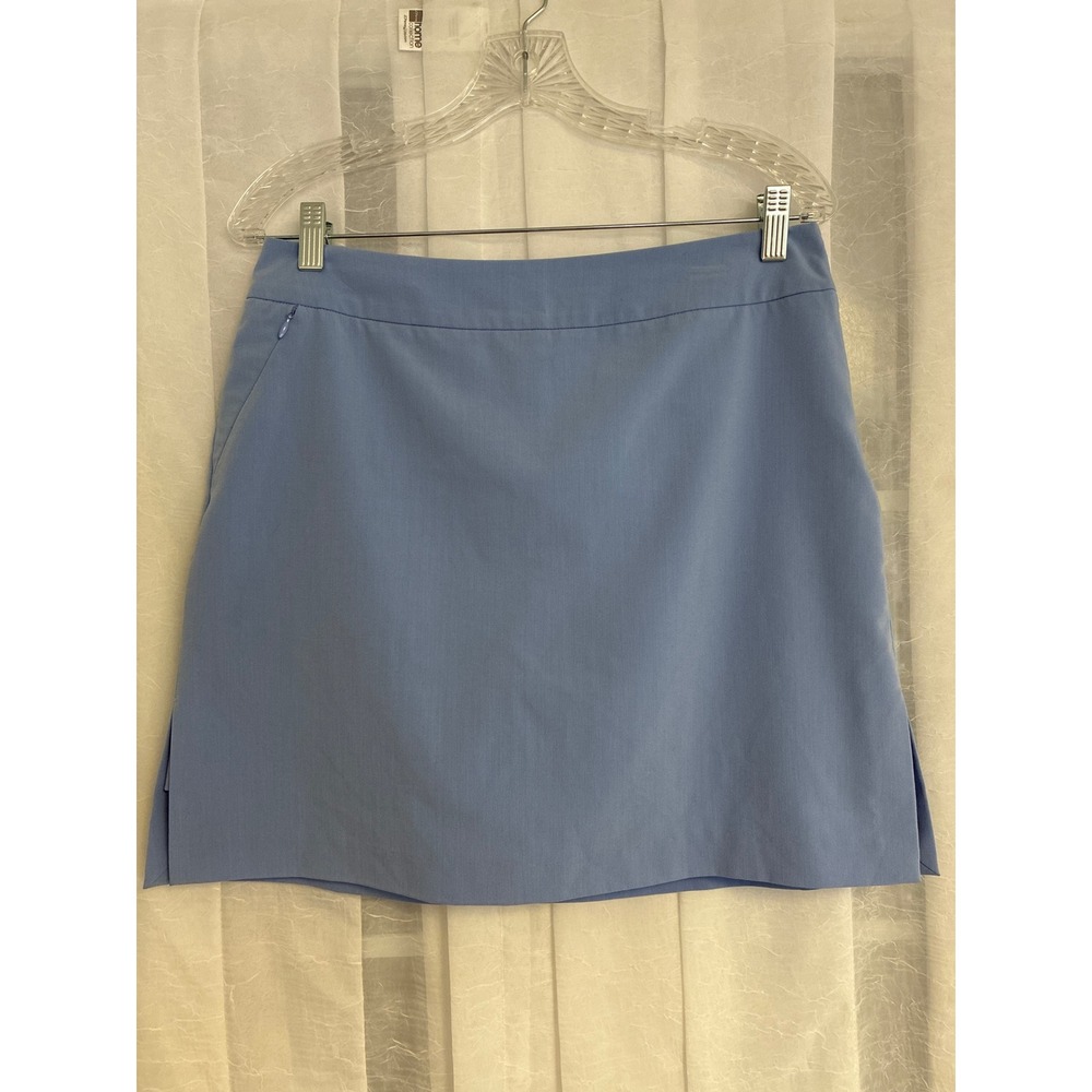 IZOD C-Flex Womens Blue Active Skort Built-in Shorts Golf Tennis Skirt Size 8